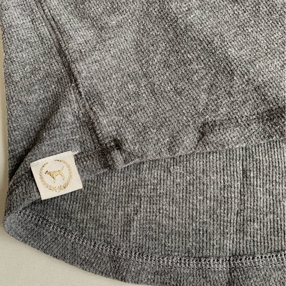 Victoria’s Secret PINK UCF grey light waffle thermal long-sleeve shirt SZ. SMALL - Picture 7 of 8